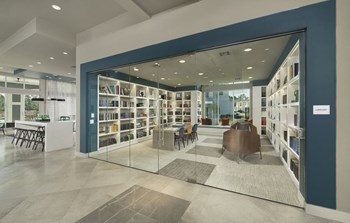Library in the clubhouse